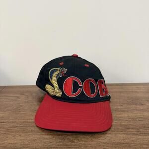 Vintage 90s Ford Mustang Cobra Racing Snapback Hat Men’s
